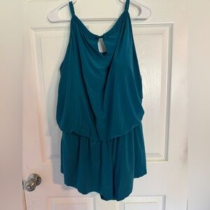 Teal Women’s Romper Swimsuit